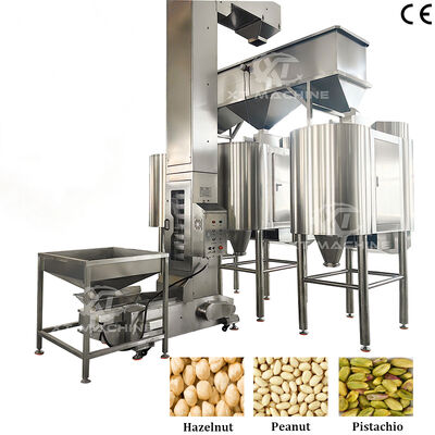 Ein guter Preis. Robuste langlebige Ganzkern-Erdnuss-Blanchier-Maschine Haselnuss-Schälmaschine mit Edelstahl 304 Online