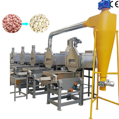 Ein guter Preis. 500-1000kg/h Peanut Cutting and Blanching Machine Split Nut Blanching Machine With CE Certification Online