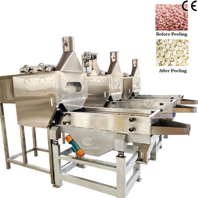 Ein guter Preis. Stainless Steel 304 Peanut Slitting and Blanching Machine for Blanched Peanut Output in Food Application Online