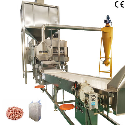Ein guter Preis. Industrielle Edelstahl 304 Lebensmittelqualität 1000kg/h-2000kg/h Erdnussröst- und Blanchieranlage Online