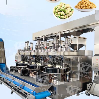 Ein guter Preis. Hochleistungs-Automatische Erdnussbeschichtungsmaschine für mehrgeschmacks-Erdnüsse – salzig/Seetanggeschmack/knusprig Online