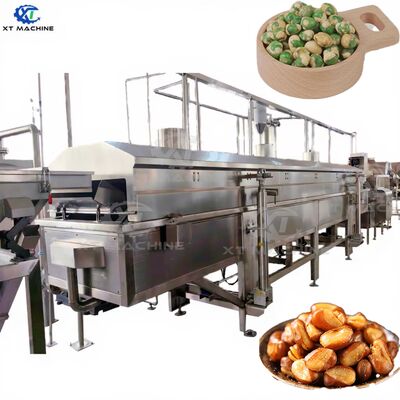 Ein guter Preis. Hochleistungsmaschine 500-800 kg/h für kontinuierliche Erdnussbrüte für beschichtete Cashew/Breibohnen/Mandeln Online