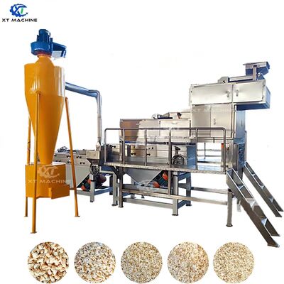Ein guter Preis. Industrielle 2-Stufen-Erdnuss-/Mandel-/Cashew-Zerkleinerungsmaschine mit 500 kg/h und 7,5 kW Leistung für die Verarbeitung von Nüssen Online