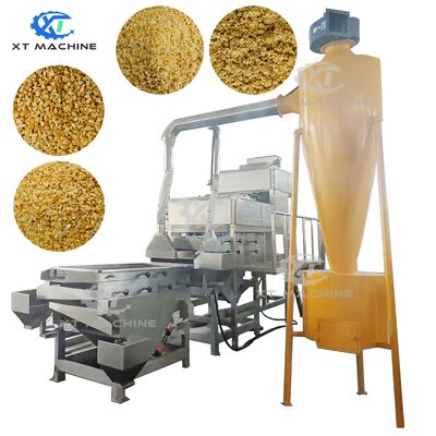 Automatische Erdnuss-/Cashew-/ Mandelhackmaschine mit 500 kg/h und Vibrationsbildschirm für die Nussverarbeitung