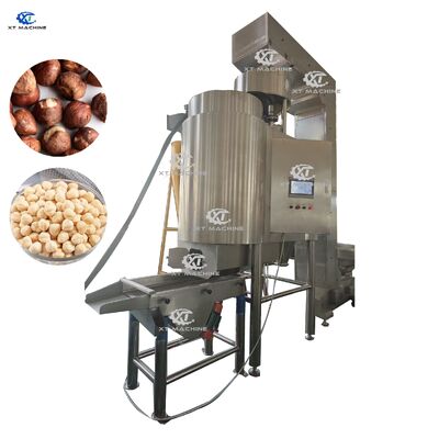 Ein guter Preis. 500-600 kg/h Maschine zum Blanchieren von Erdnüssen/Pistazien/Hazelnüssen mit PLC-Steuerung und Material SUS304 Online