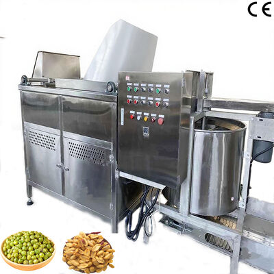 Automatische Temperaturregelung Lebensmittelbraten-Frittiermaschine- Erdnussbrenner mit automatischer Entladung