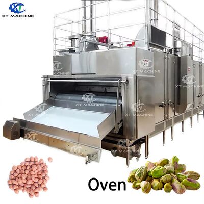 Ein guter Preis. Kontinuierliche Röstmaschine aus Edelstahl (SUS304), gesteuert durch ein PLC-System, mit einer Kapazität von 3000 kg/h, speziell für sudanesische Erdnüsse, Walnüsse, Cashewnüsse, Mandeln, Pistazien und Erdnüsse. Online