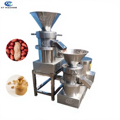 Ein guter Preis. 130-150 kg/h Kapazität SUS304 Erdnussbutter-/Pistazienmarmelade-Mahlmaschine für 150-160 Mesh Mandelpastenmühle Online