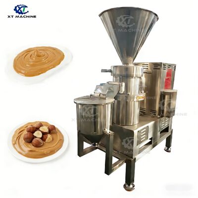 Ein guter Preis. Hocheffiziente 130-500kg/h SUS304 Kolloidmühle Erdnussbutter-Mahlmaschine für Nussbutterverarbeitung Online