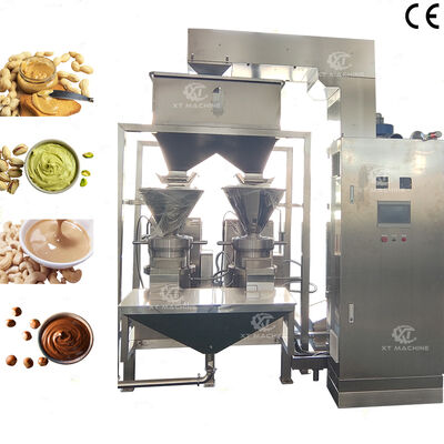 Automatische 1000kg/h-2000kg/h Erdnuss-Kasiusnuss-Butter-Müllmaschine Mandelmühle zur Herstellung von Nussbutter
