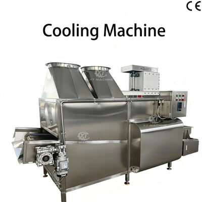 Ein guter Preis. 500-1500Kg/h Frittierte Mandel-Erdnuss-Kühlmaschine Kommerzielle Kühlmaschine Mit Elektrischer Heizung Online