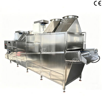 Ein guter Preis. Anpassungsfähige 500kg/h-1500kg/h Geröstete Erdnüsse & Nüsse Kühlmaschine mit PLC Material SUS304 ISO CE zertifiziert Online