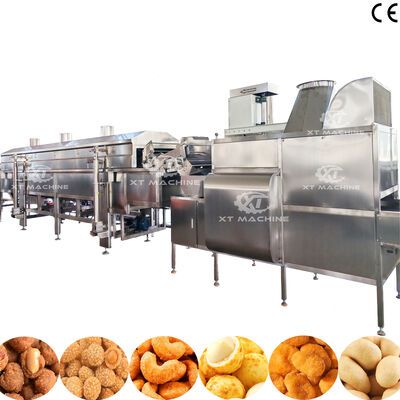 Ein guter Preis. Vollautomatische SUS304 Erdnussbeschichtungs- und Braten Produktionslinie mit 500-1000 kg/h für Nussverarbeitungsanlagen Online