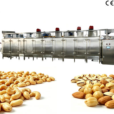 Ein guter Preis. Temperaturverstellbare kontinuierliche Nussroastmaschine Erdnussroastmaschine mit leistungsstarker Kühlfunktion Handelsbackofen Online