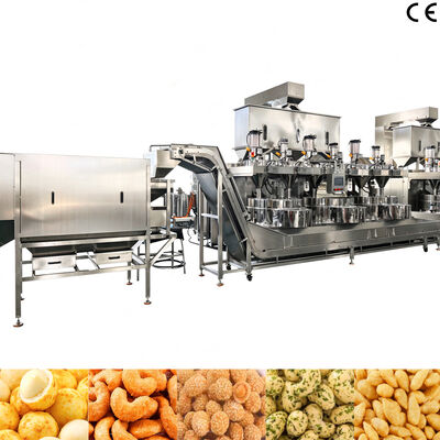 Ein guter Preis. SUS304 Hochwertige automatische mit Teig beschichtete Nuss-Snacks-Machinerie Beschichtete Erdnussburger-Maschine zur Verarbeitung von Snacks Online