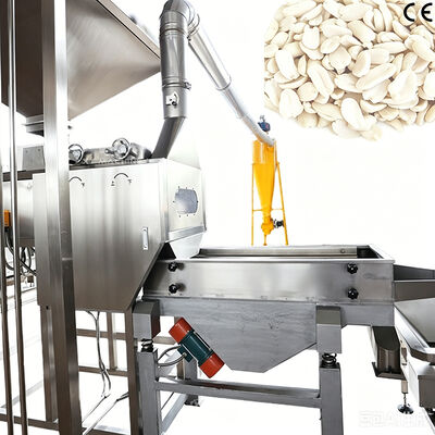 Split Peanut Kernel Blanching Machine Hochgenauigkeit Peanut Schneiden und Blanchen Maschine