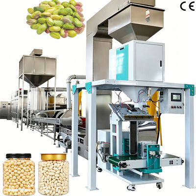 Ein guter Preis. Anpassungsfähige 500kg/h-1000kg/h Erdnussroasting und Blanching Produktionslinie Pistazien Schälmaschine für Nussverarbeitungsanlagen Online
