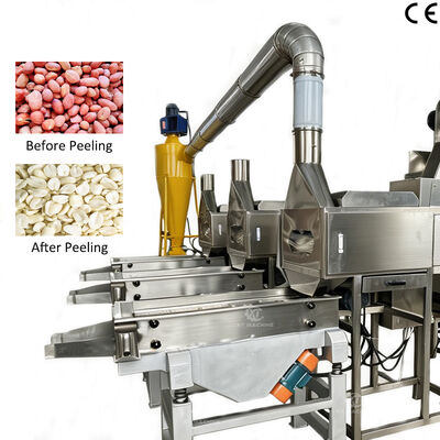 Ein guter Preis. SUS304 1000kg/h-2000kg/h Erdnuss-Schneid- und Blanchiermaschine Online