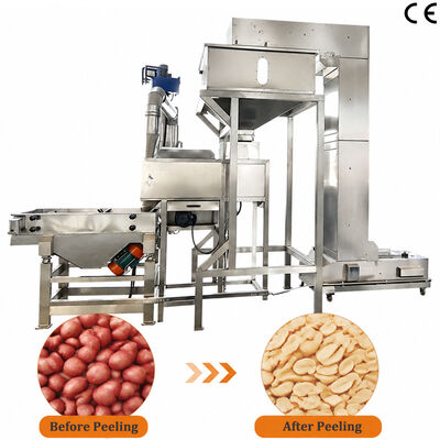 Ein guter Preis. SUS304 Automatische Erdnuss-Schneid- und Blanchiermaschine Luftschälmaschine zur effizienten Lebensmittelverarbeitung Online