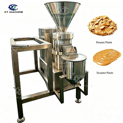 Ein guter Preis. SUS304 Erdnussbutterschleifmaschine mit 130-150 kg/h und 380 V Dreiphasen-Kolloidmühle für Nusspaste Online
