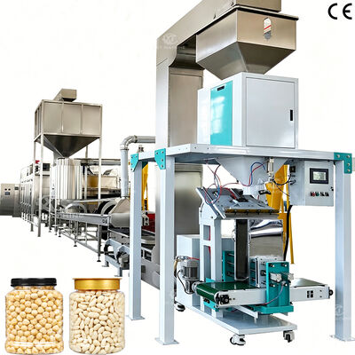 Ein guter Preis. Anpassungsfähige 500kg/h-1000kg/h Erdnussroasting und Blanching Produktionslinie Pistazien Schälmaschine für Nussverarbeitungsanlagen Online