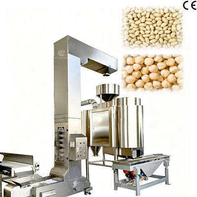 Automatische Blanchiermaschine für geröstete Erdnüsse, Haselnuss-Pistazien-Schälmaschine