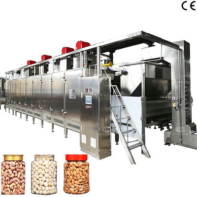 Ein guter Preis. Hochwertige Cashew-Nuss-Röstmaschine für japanische Bohnen Automatische Nussroaster mit 500 kg/h-2000 kg/h für die Lebensmittelverarbeitung Online