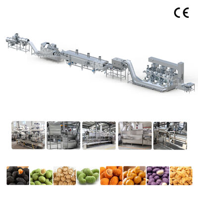 Ein guter Preis. Schlüsselfertige Produktionslinie für beschichtete Erdnüsse mit SPS-Steuerung | Industrielle Nussbeschichtungs-Bratgewürzanlage Online