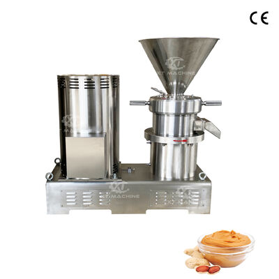 Ein guter Preis. PLC-Steuerung Nahrungsmittelindustrie Kolloidmühle Sesam Erdnussbutter Mahlmaschine Multifunktions-Nusspaste-Herstellungsanlage Online