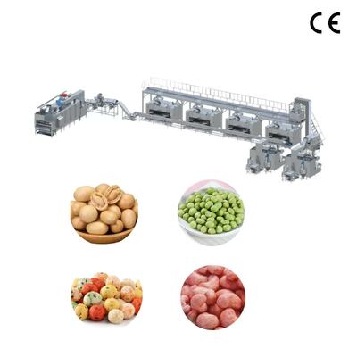 Fabrik OEM vollautomatisch beschichtete Erdnuss-Frittier-Produktionslinie