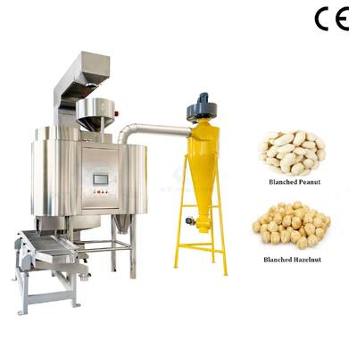 Edelstahl-Luftblanchier-Erdnussschälmaschine XT 1000 kg/h Industrielle Erdnuss- und Haselnuss-Verarbeitungsmaschine