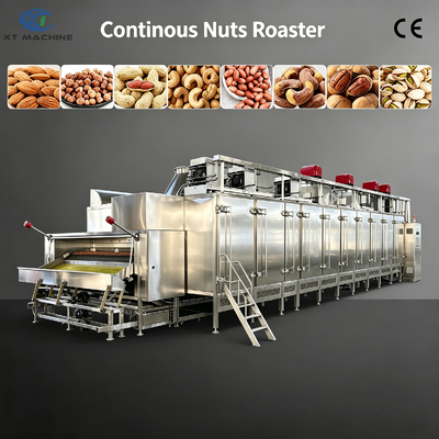Ein guter Preis. Professionelle kontinuierliche Multifunktionsgürtel Röstöfen Erdnüsse Samen Cashew Mandeln Energieeinsparung Online