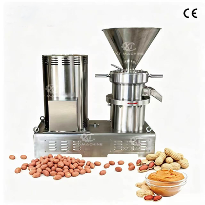 High Output  Colloid Mill PLC Control Food Grade Industrial Sesame Peanut Butter Grinder Multifunctional