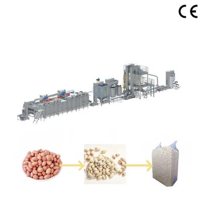 Commercial Blanched Peanut Production Line Automatic Air Peeler Hazelnut Pistachio Nut Roasting Packing Machinery